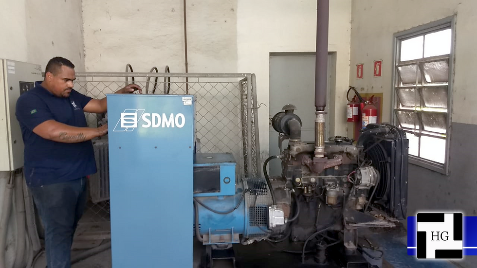 Manutenção preventiva de gerador SDMO em Votorantim