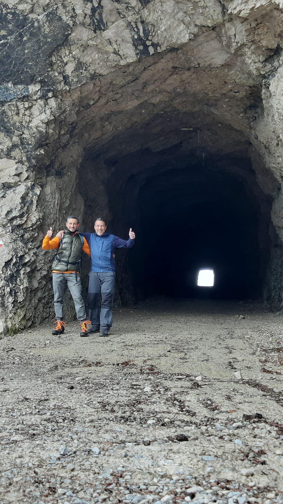 GalTunnel scavato nella roccia