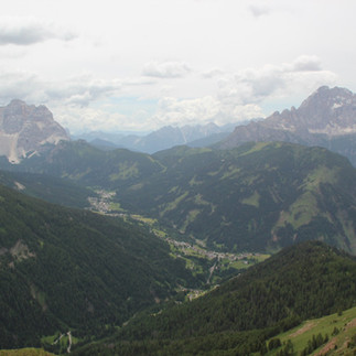 Vista dal Monte Pore (Pelmo e Civetta)