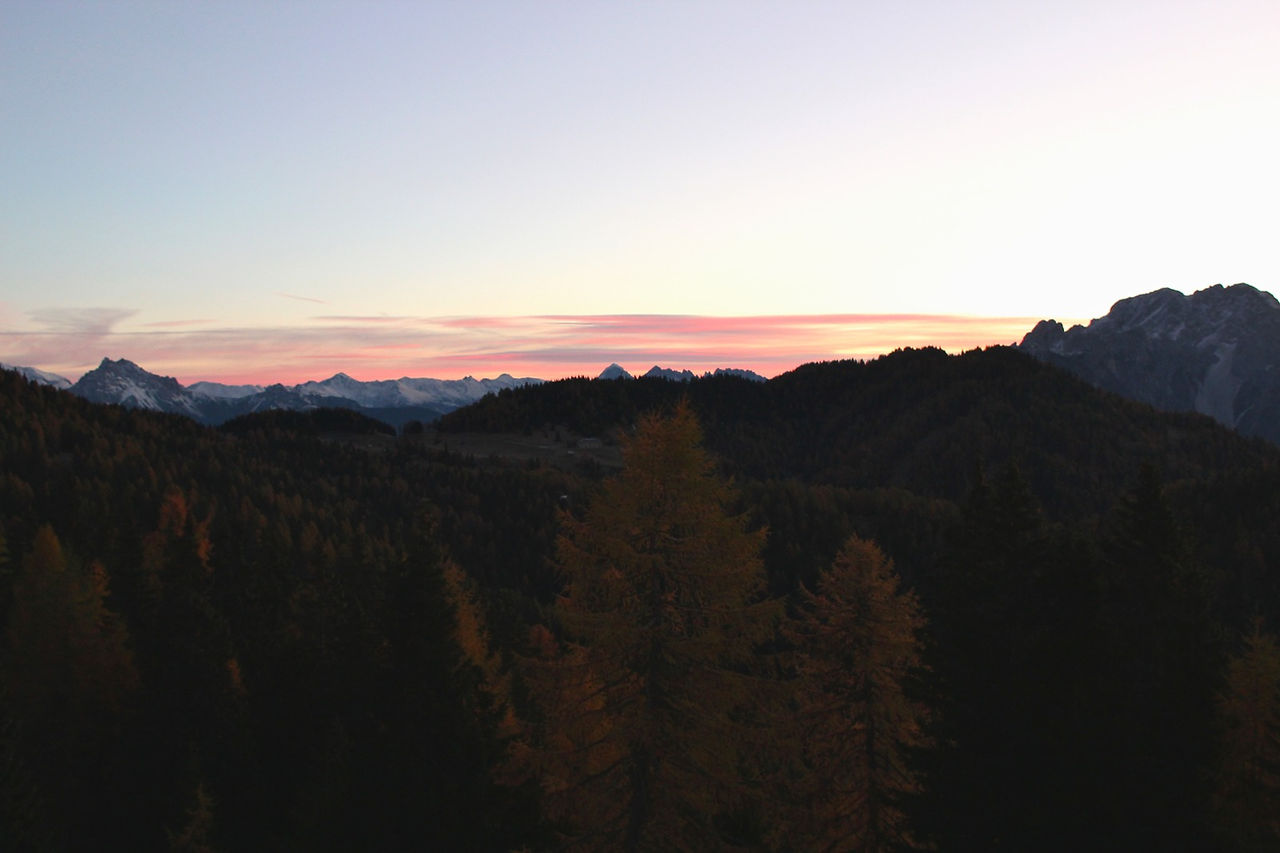 Alba dal Rifugio Baion