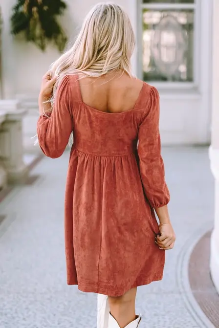 Thumbnail: Sloan - suede dress