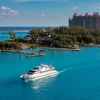 cruise ship in water