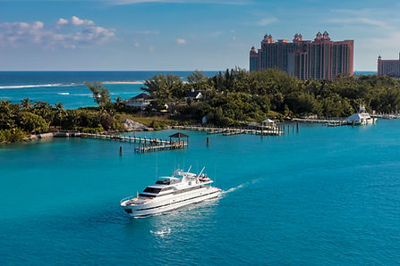 cruise ship in water