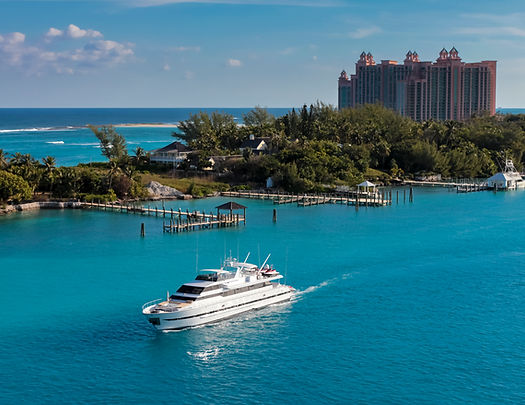 cruise ship in water
