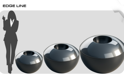 GRP žardinjere Edge Line – oštri geometrijski oblici za savremene prostore