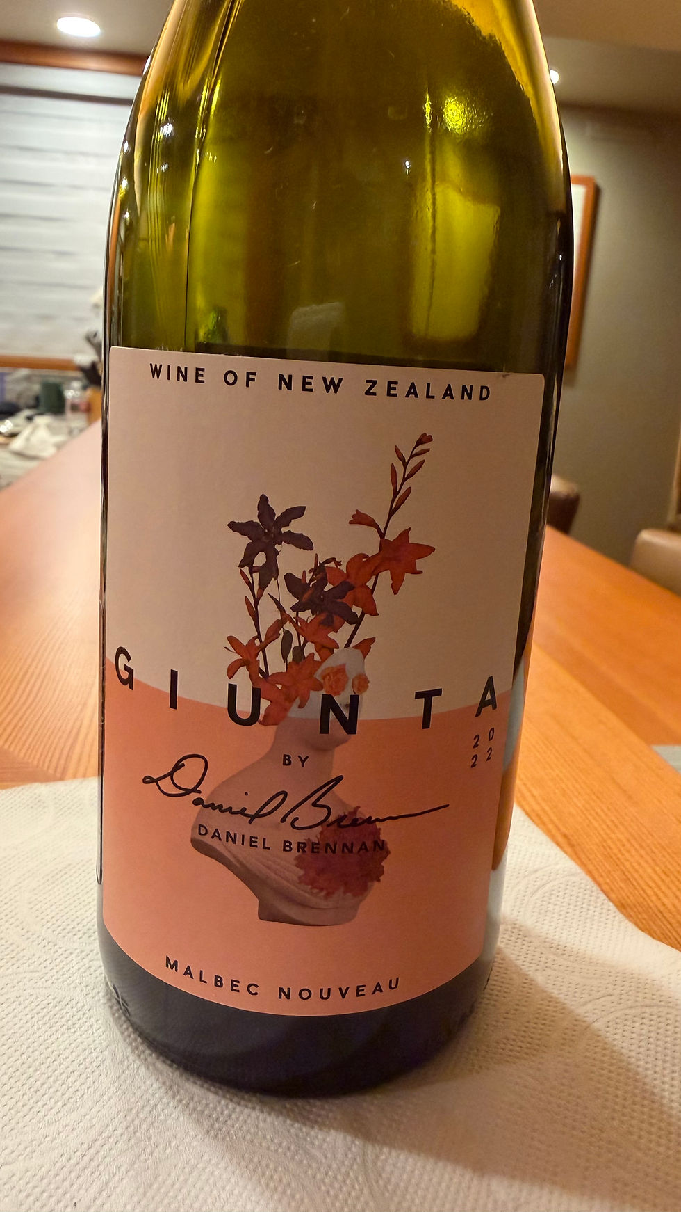 2022 Giunta by Daniel Brennan, a New Zealand Malbec