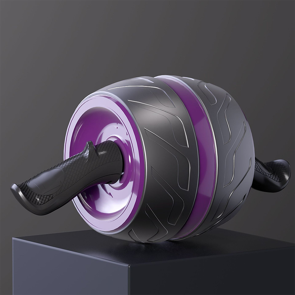 Miniatura: Rebound Ab Roller Healthy Belly Wheel with Knee Mat Abs Workout Equipment for Ho