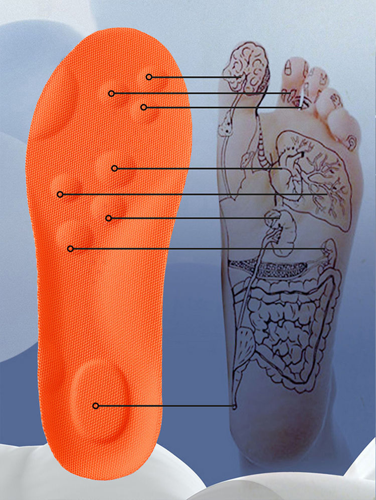 Miniatura: Cloud-Walk Orthopedic Latex Sport Insoles