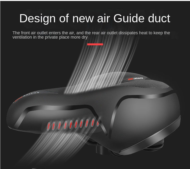 Miniatura: OFFBONDAGE Ergonomic Hollow Breathable Bicycle Saddle