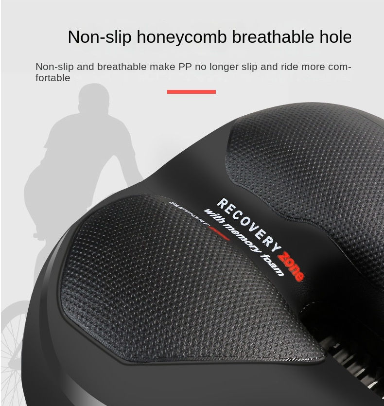 Miniatura: OFFBONDAGE Ergonomic Hollow Breathable Bicycle Saddle