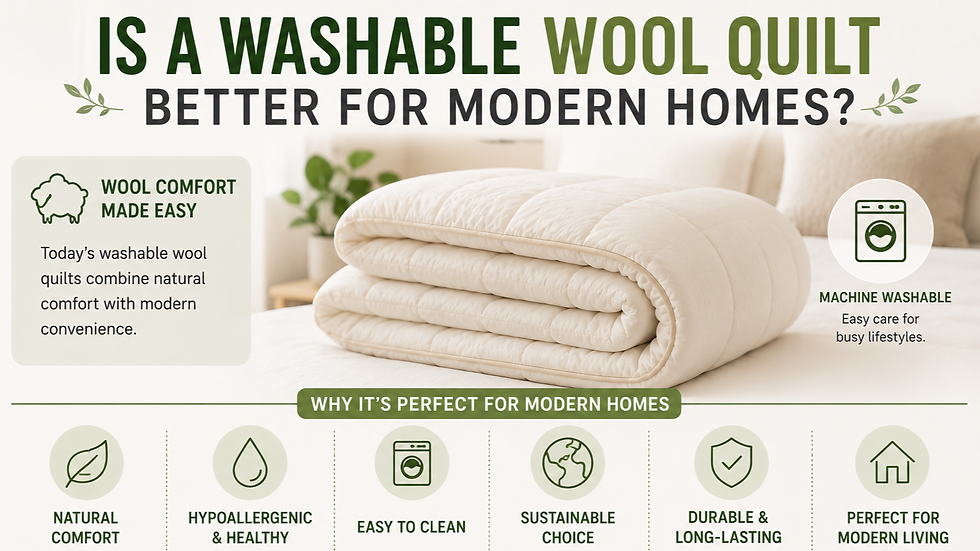 Is a Washable Wool Quilt Better for Modern Homes?