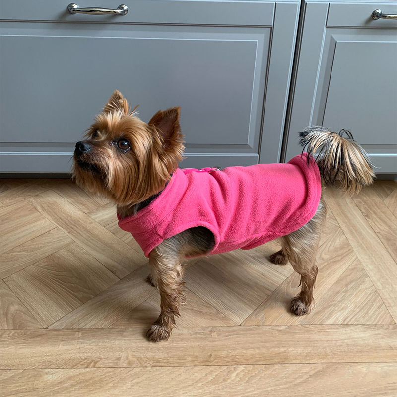 Thumbnail: Soft Fleece Dog Vest | Warm Winter Jacket for Small Dogs & Cats