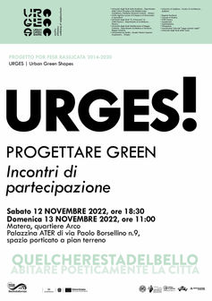 URGES per “Abitare poeticamente la città”.