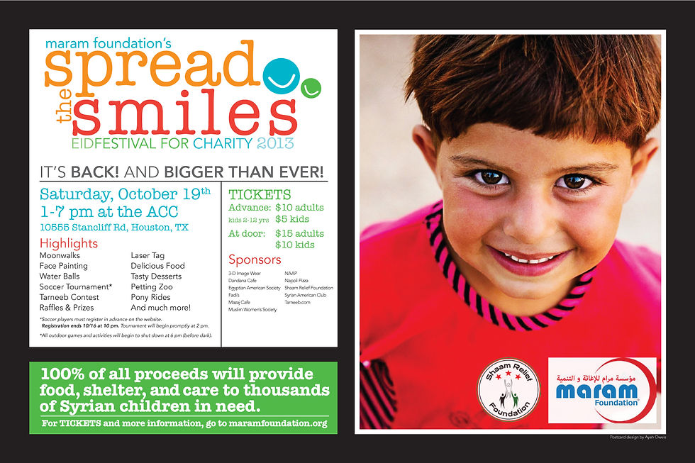 Spread the Smiles flyer