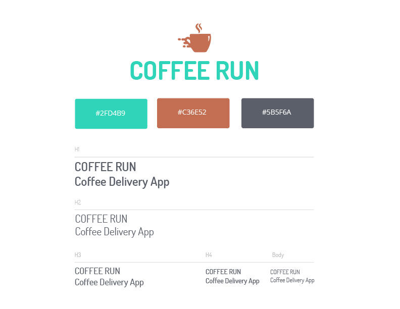 Coffee Run Branding