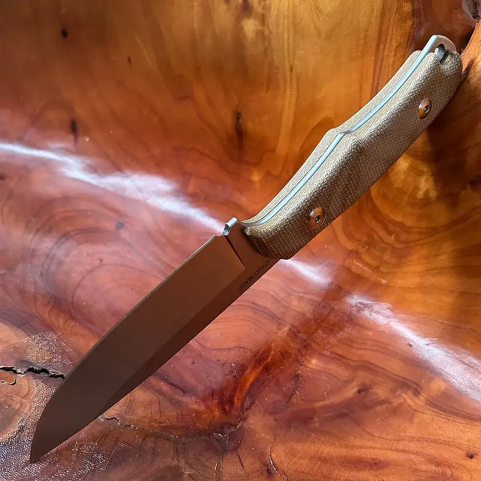 Thumbnail: Chris Reeve - Backpacker【Natural Canvas Micarta handles - Stonewash blades】
