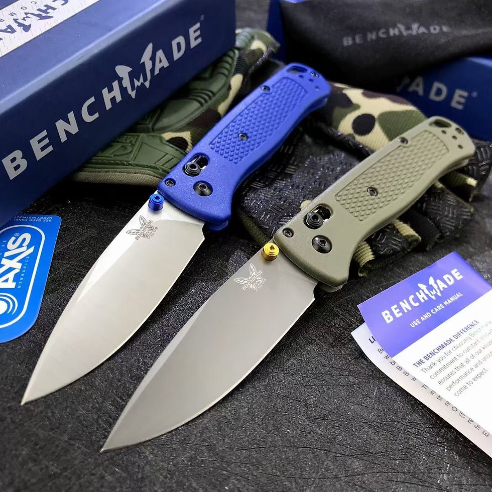 Thumbnail: BM 535 Bugout AXIS Folding Knife 3.24" S30V Satin Plain Blade, Grivory Handles