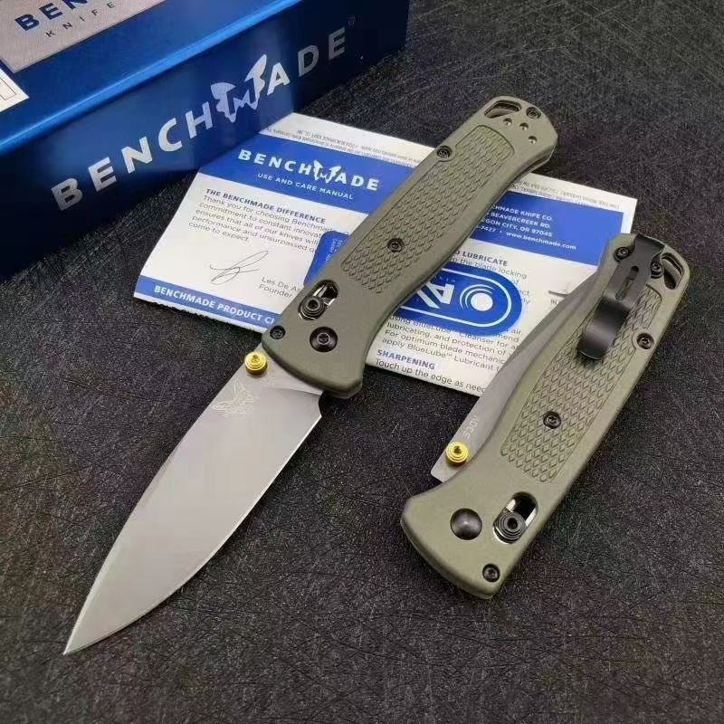 Thumbnail: BM 535 Bugout AXIS Folding Knife 3.24" S30V Satin Plain Blade, Grivory Handles