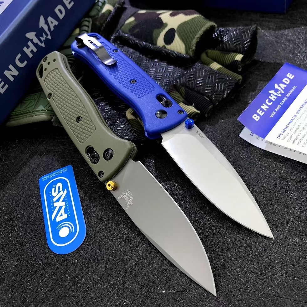 Thumbnail: BM 535 Bugout AXIS Folding Knife 3.24" S30V Satin Plain Blade, Grivory Handles