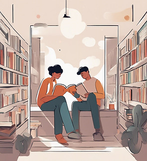 person reading a book to another person.jpg