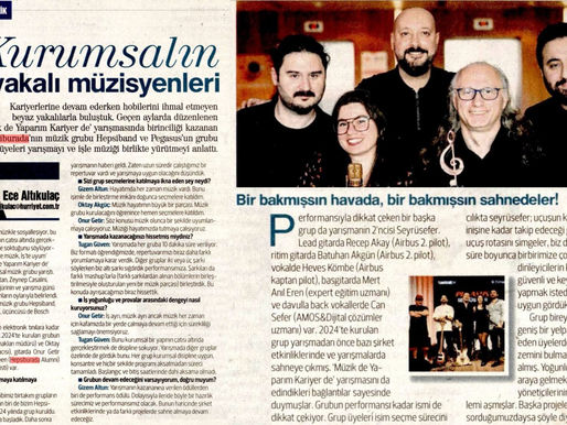 Müzik de Yaparım Kariyer de Hürriyet Pazar'da