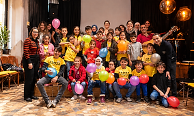 Çocuklar ve gençlerle gerçekleştirilen müzik atölyesi