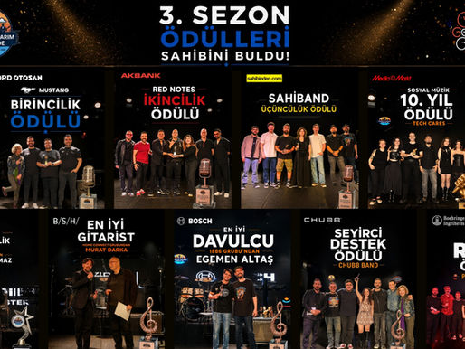 3. Sezon Ödülleri Sahibini Buldu!