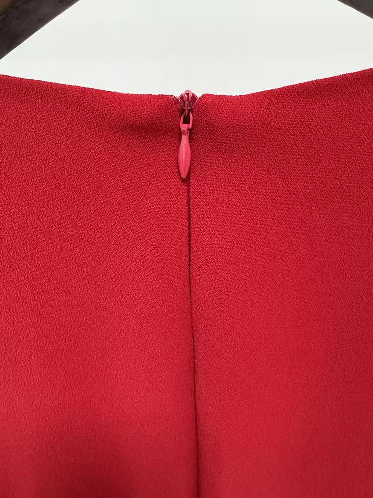 Thumbnail: Peria Cape Sleeve Dress