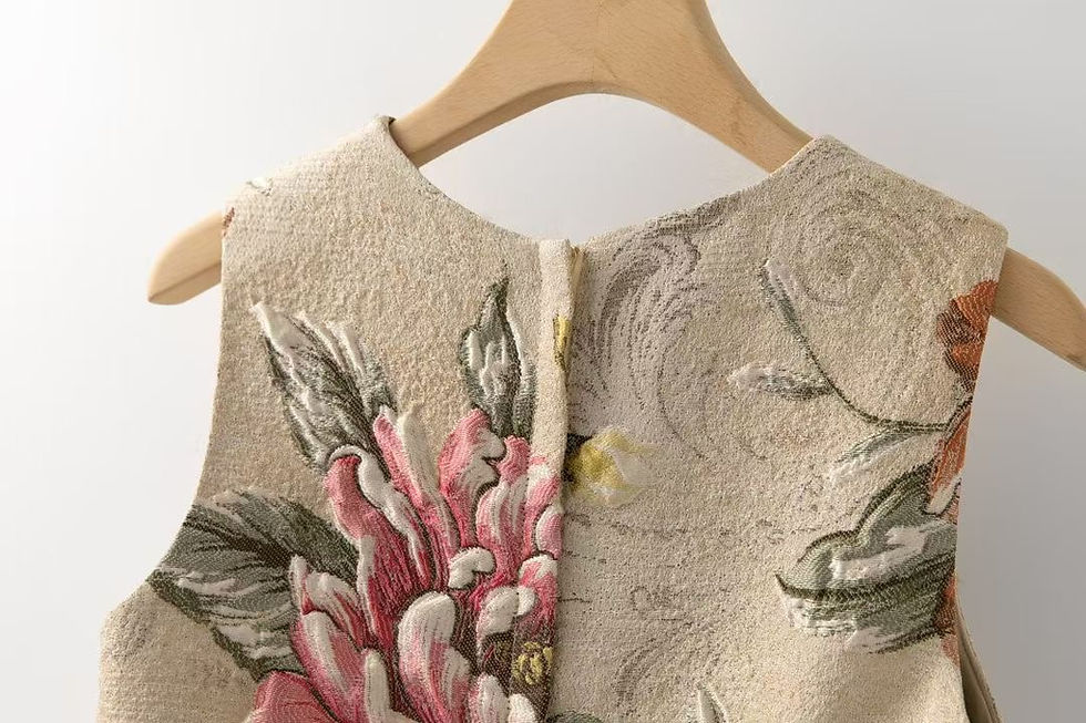 Thumbnail: Luna French Jacquard Dress