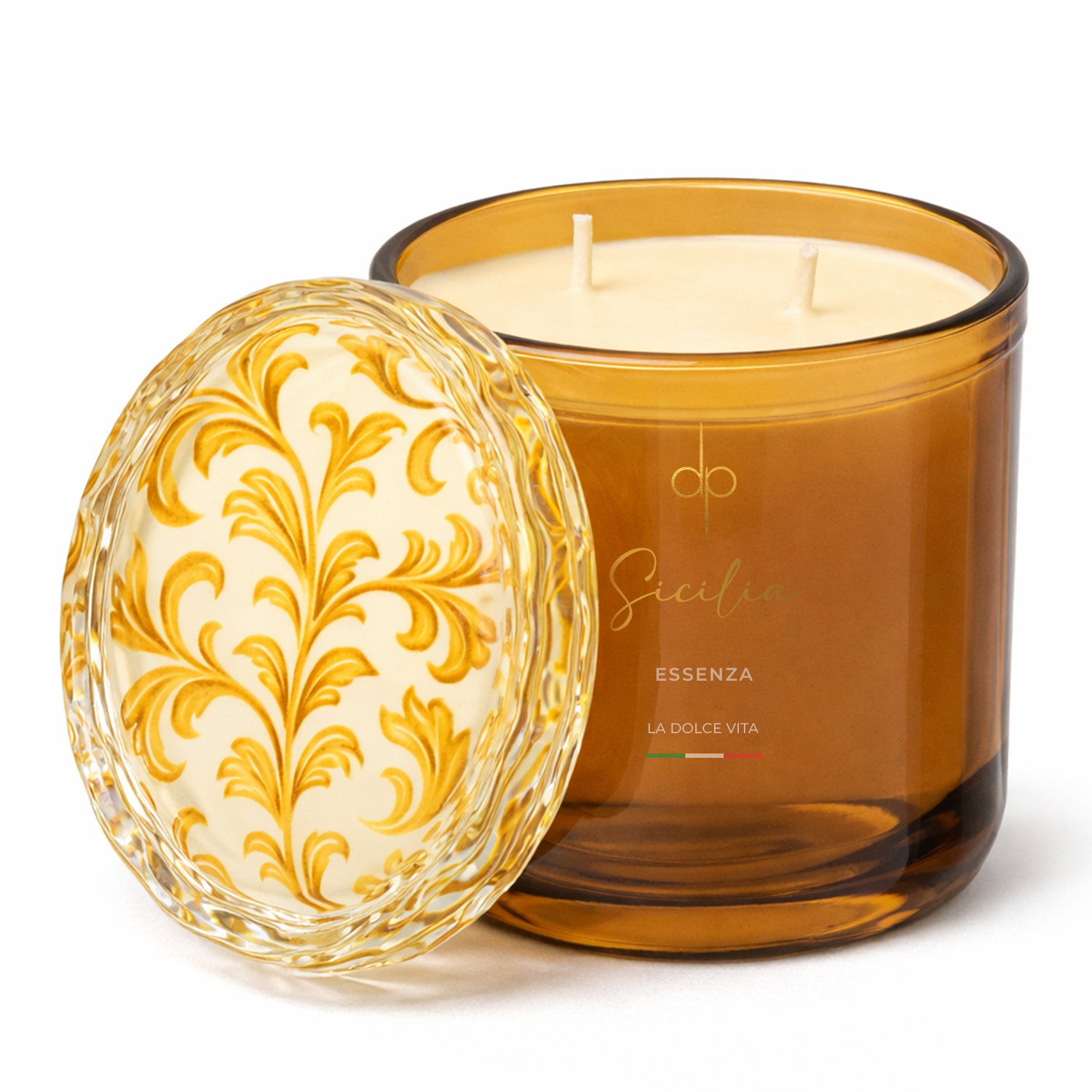 Ver produto: Vela Perfumada Sicilia Aroma Cítrico Oriental 300g