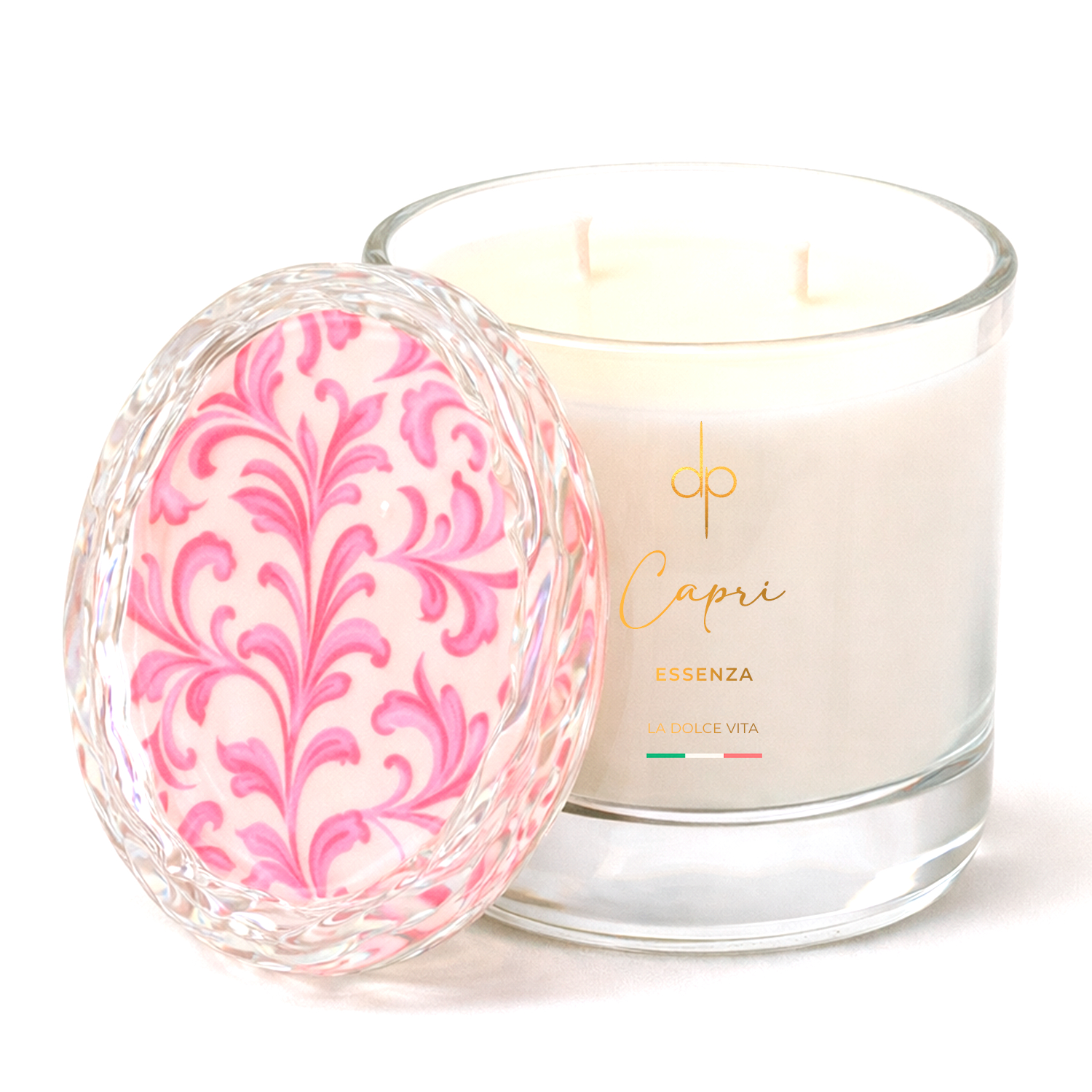 Ver produto: Vela Perfumada Capri Aroma Floral Frutado 300g