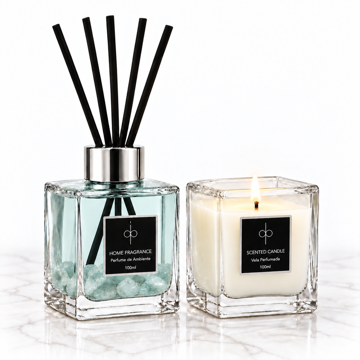 Ver produto: Kit Difusor e Vela - Aquamarine | Brisa Marinha 100ml Di Piettro