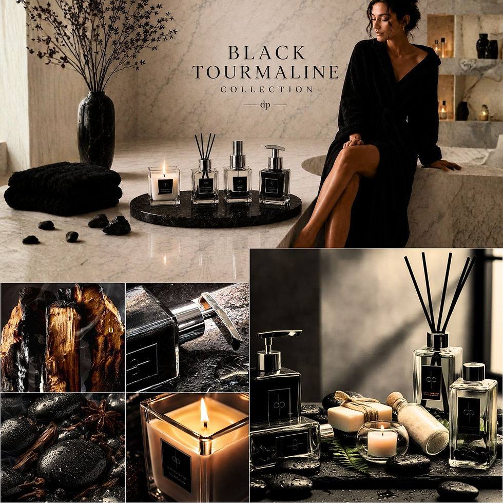 Thumbnail: Kit Difusor, Vela e Sabonete + Bandeja - Black T. | Oriental Oud 100ml