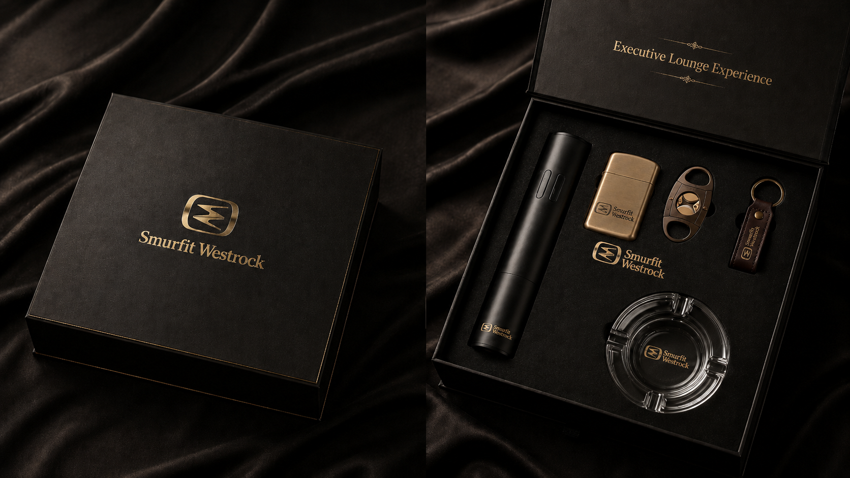 Sugestão de composição · Objetos personalizados e caixa de apresentação