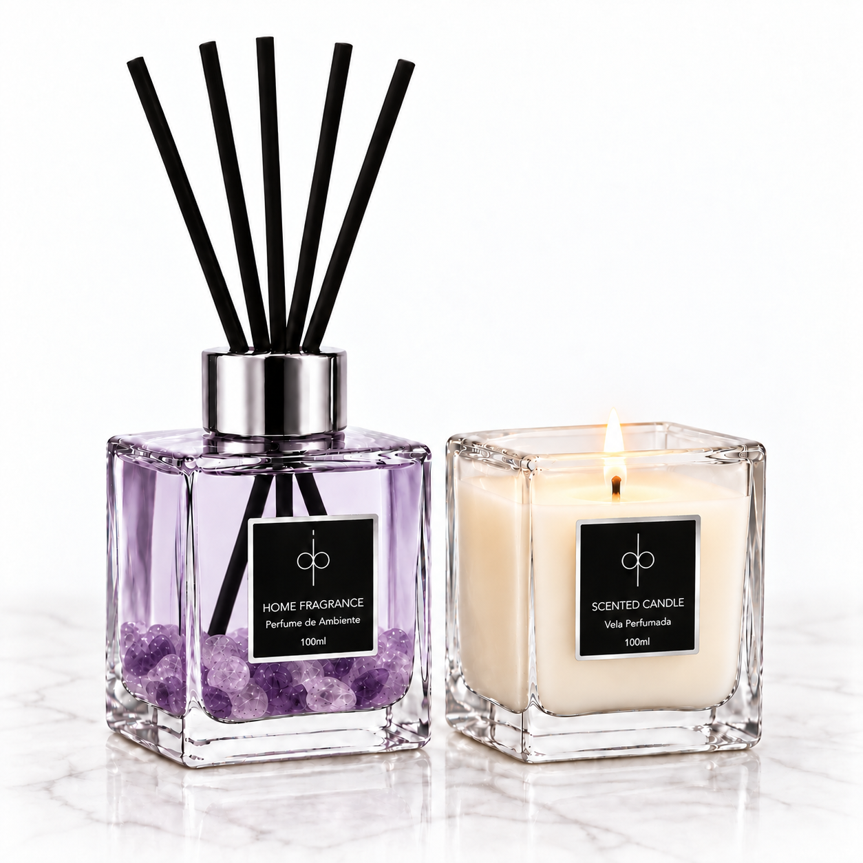 Ver produto: Kit Difusor e Vela - Amethyst | Lavanda Francesa 100ml Di Piettro
