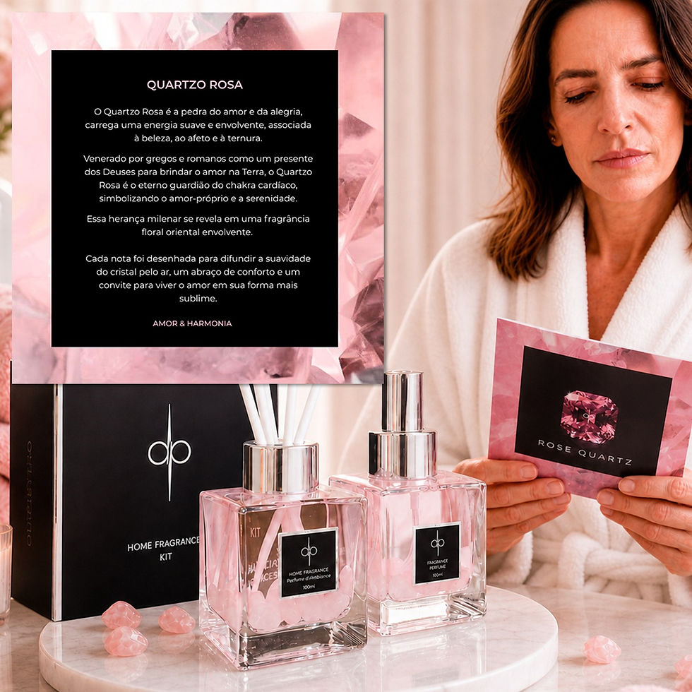 Miniatura: KIT Rose Quartz (Amor e Alegria) - Aromatizador & Spray - Di Piettro 100 ml