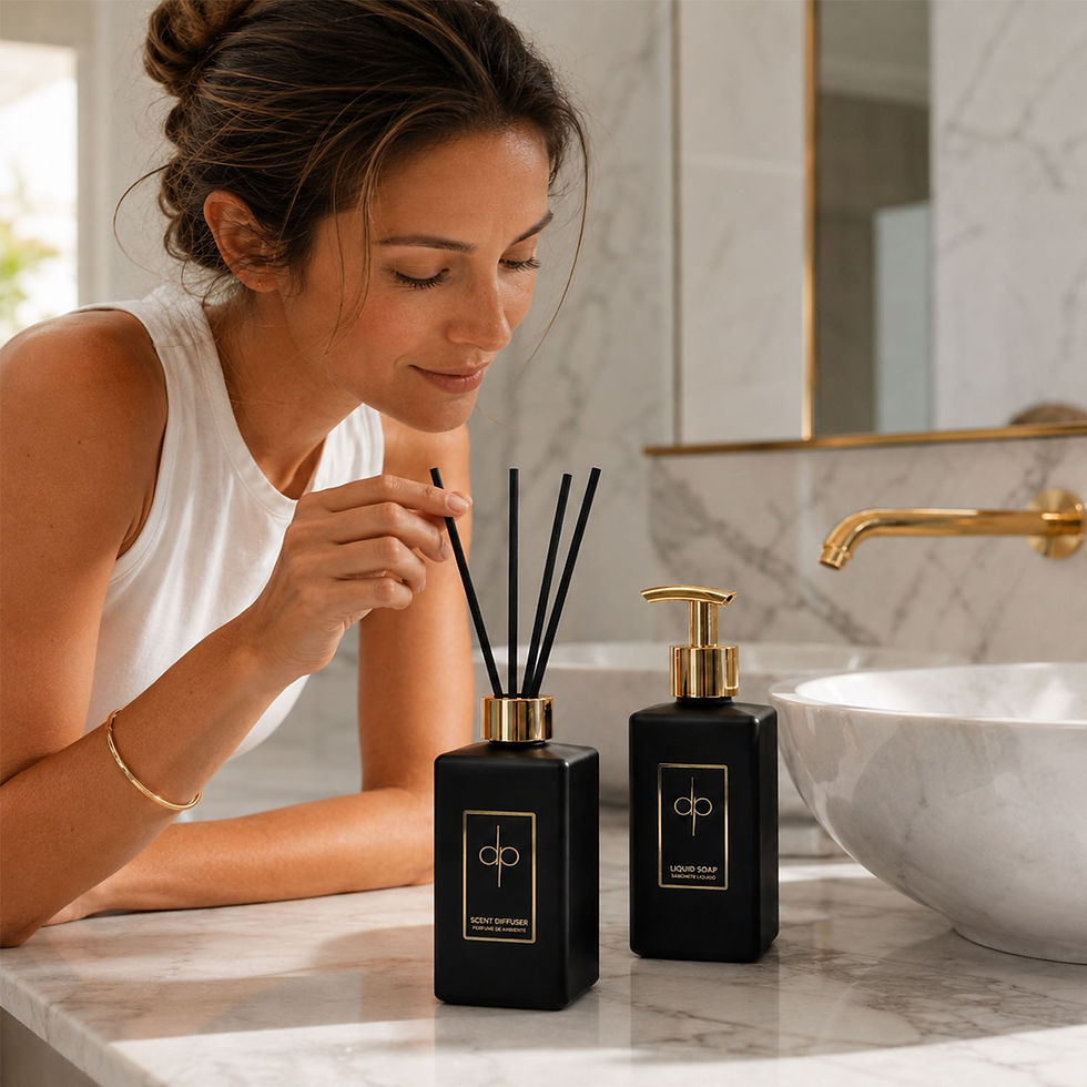 Miniatura: Kit Lavabo Black Gold 250ml Chá Branco e Lavanda Francesa