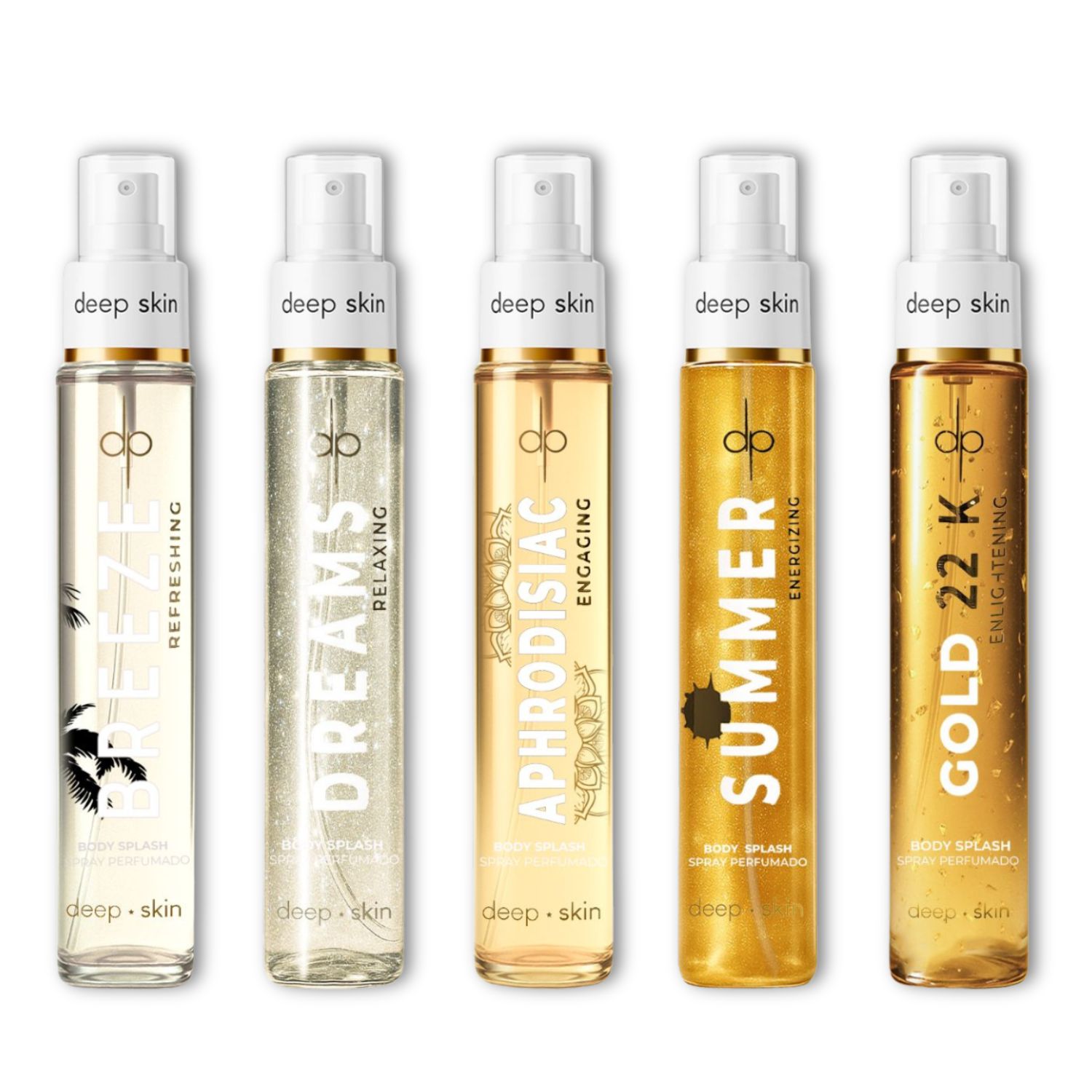 Ver produto: Kit Mini Body Splash Deep Skin 5x25ml – Fragrâncias Variadas