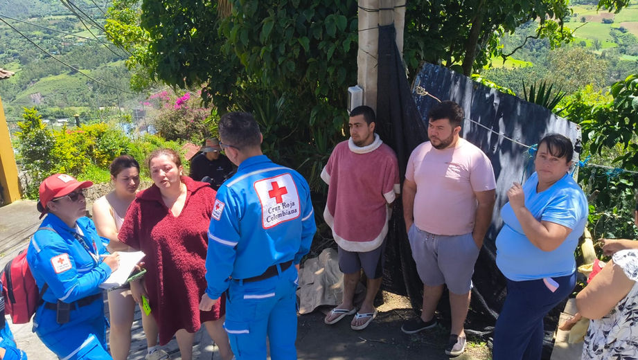 Cruz Roja Bogotá sigue apoyando la respuesta a las emergencias por lluvias en el Oriente de Cundinamarca