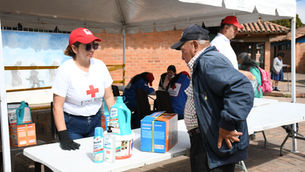 150 familias de Sesquilé, en Cundinamarca, recibieron ayudas humanitarias