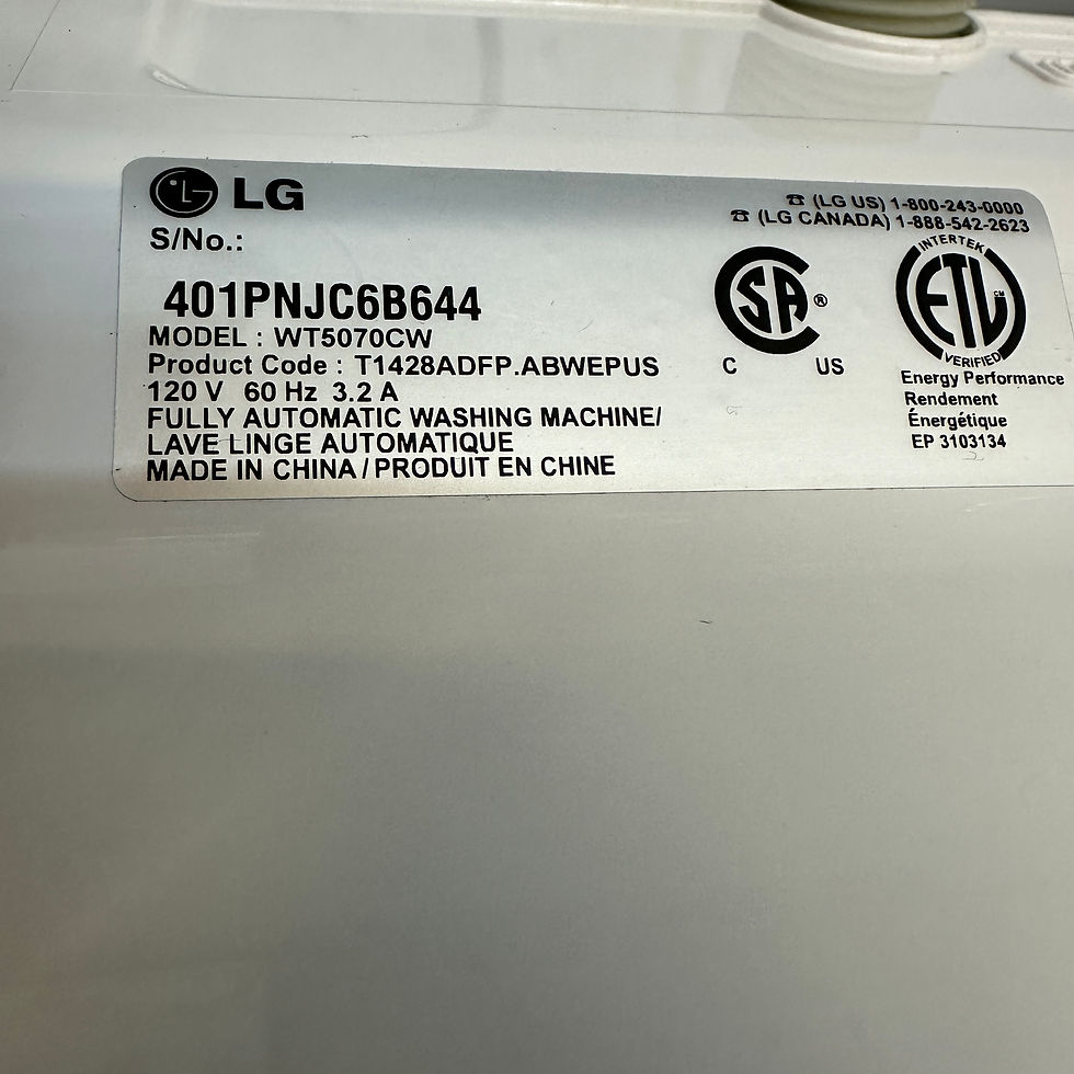 Thumbnail: LG Refurbished Top load Washer and Dryer 4.7 cuft Irving 4447