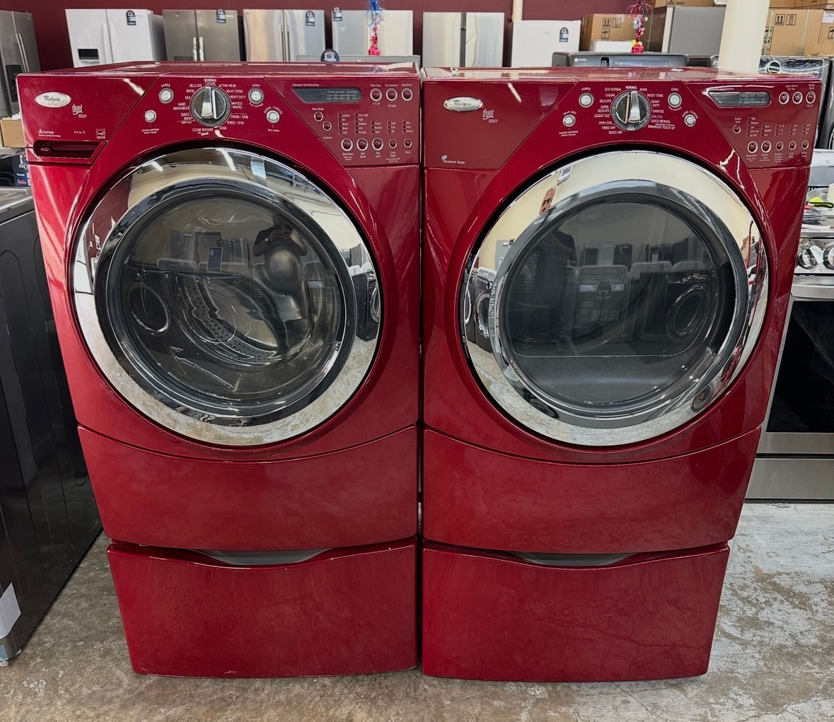 Whirlpool Refurbished Front load Washer and Dryer 5.0 cuft Irving 7192