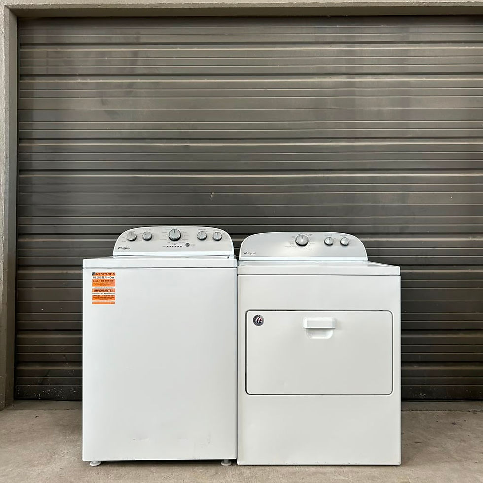 Whirlpool Refurbished Top load Washer and Dryer 3.8 cuft Austin 6599