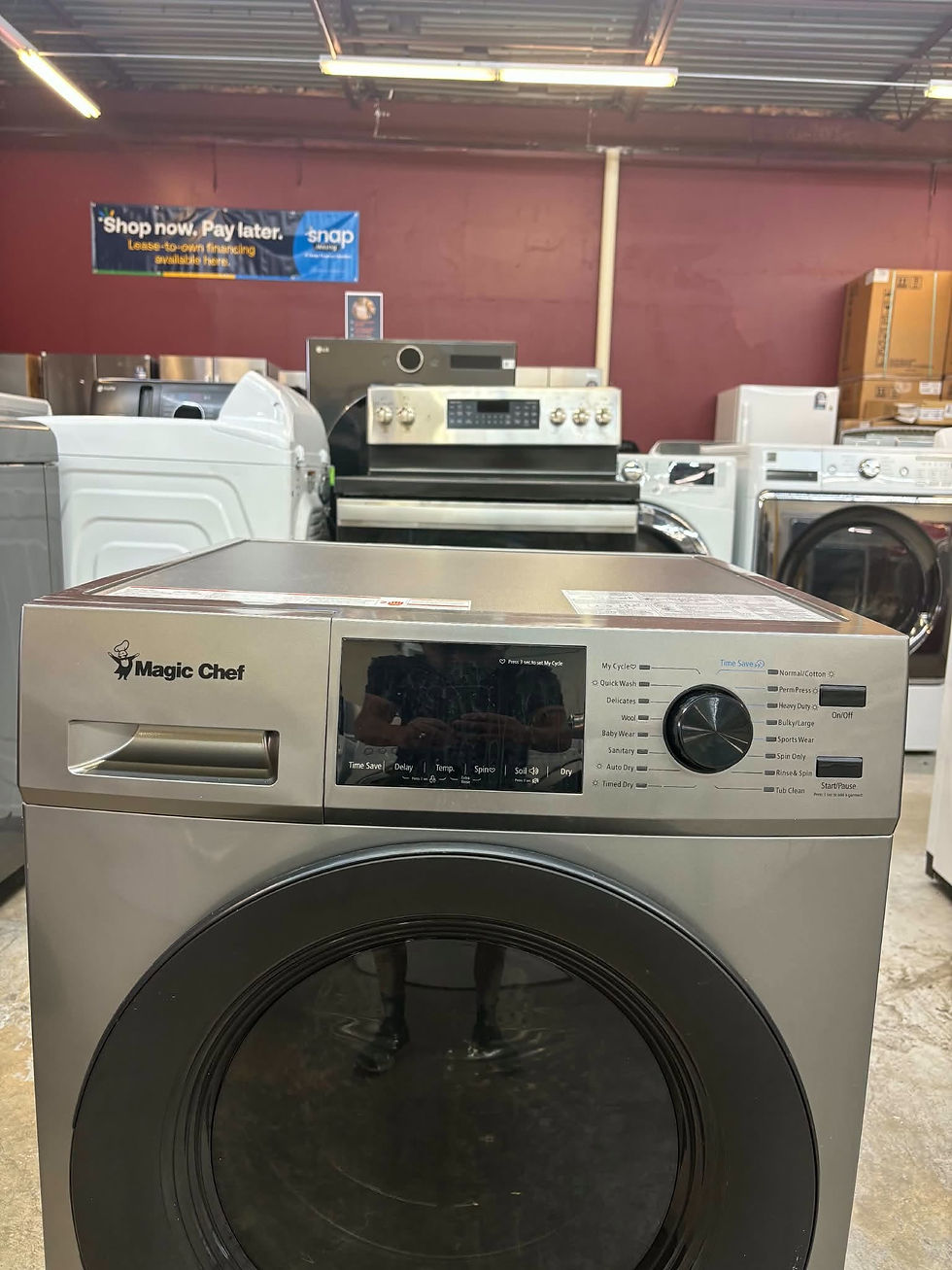 Thumbnail: Magic Chef MCSCWD27S5 All in One Ventless Washer 2.7 CF & Dryer- Refurbished