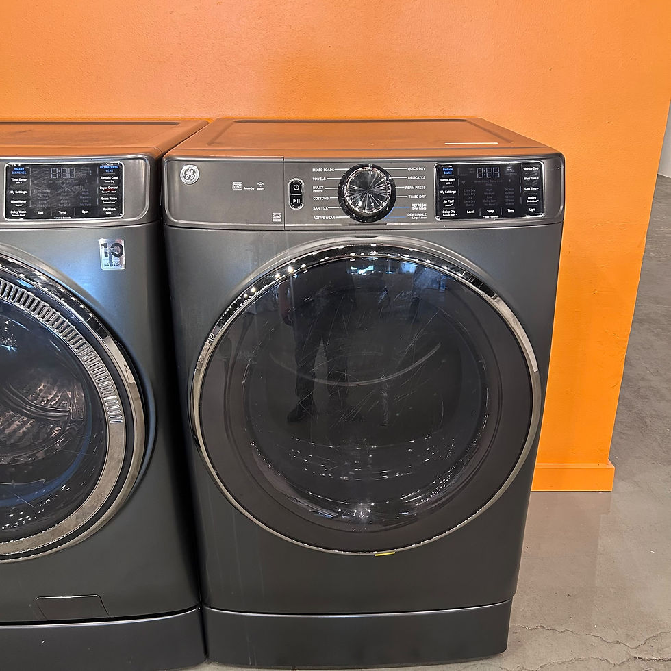 Thumbnail: GE GFW655SPV0DS Washer 5.0 & GFD65ESPV0DS Electric Dryer- Refurbished