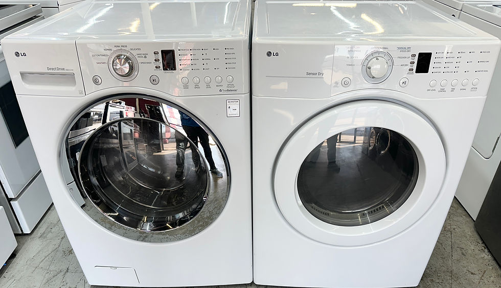 LG Refurbished Front load Washer and Dryer 4.0 cuft Irving 3307