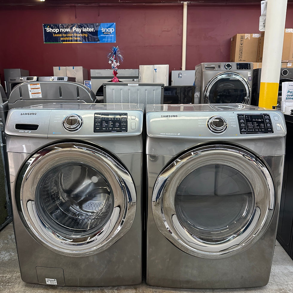 Samsung Refurbished Front load Washer and Dryer 4.2 cuft Irving 6490