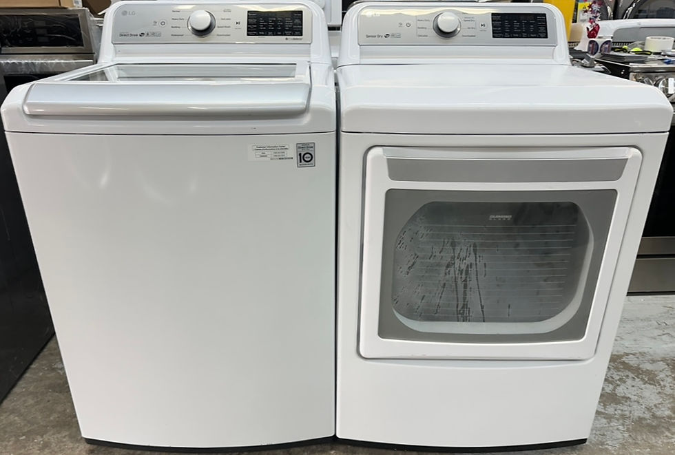 LG Refurbished Top load Washer and Dryer 4.5 cuft Irving 8249