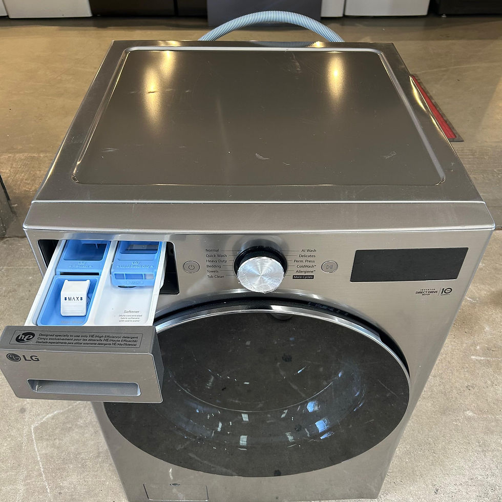 LG Scratch and Dent Front Load Washer 5.0 cuft Austin 5558