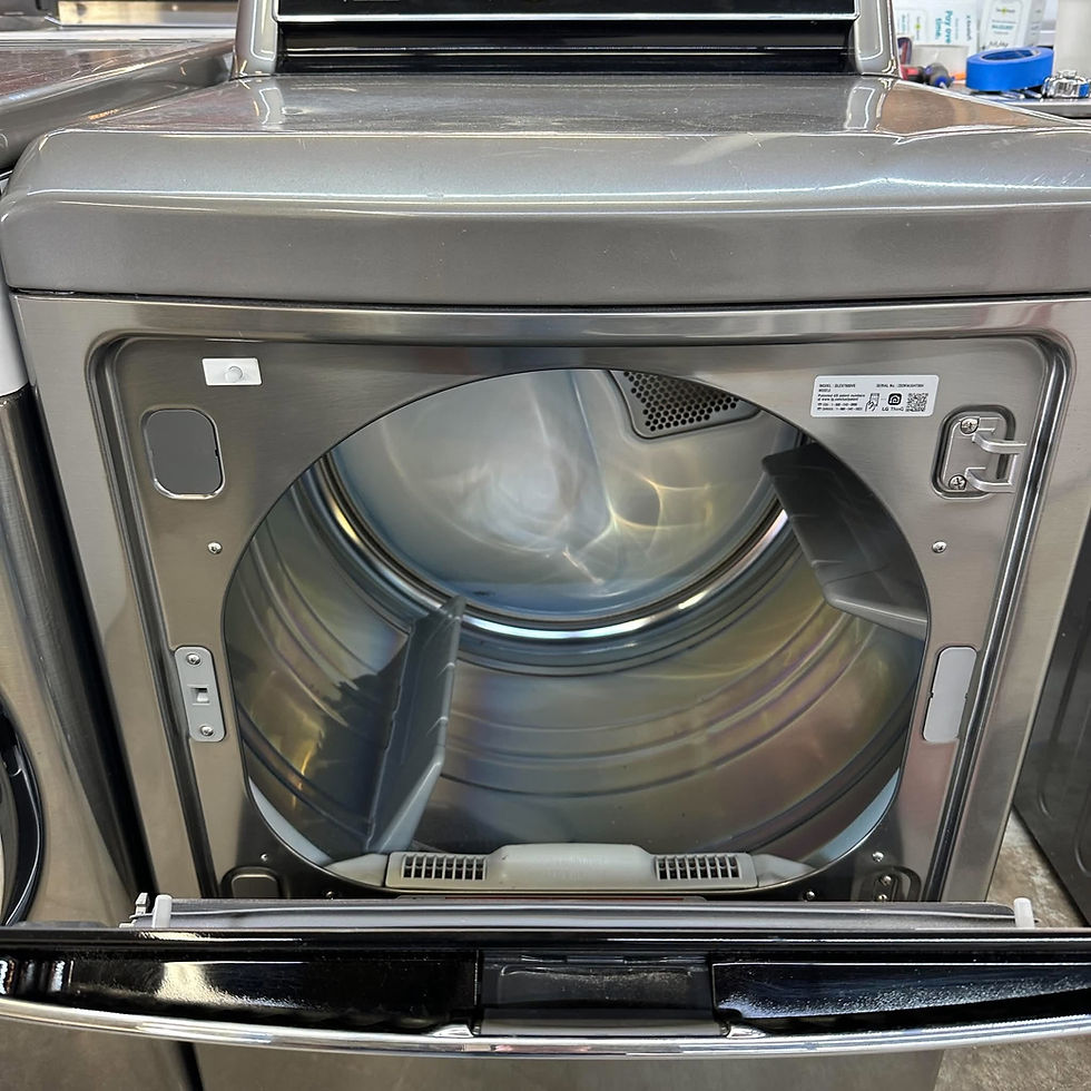 Miniatura: LG WM3370HVA Washer 4.3 CF & DLEX7800VE Electric Dryer- Refurbished